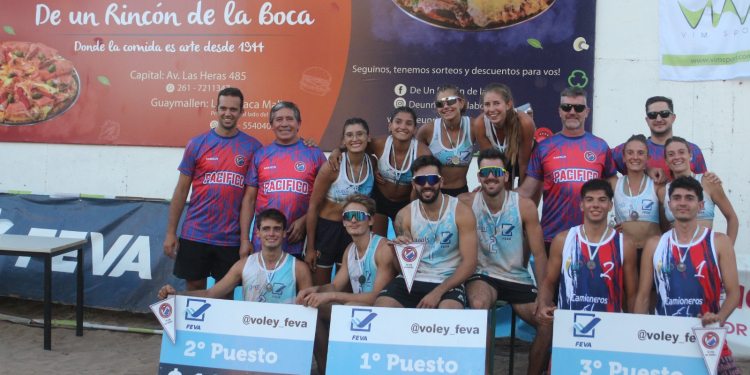 Amieva y Aveiro se consagraron campeones de la Etapa 11 del Circuito Argentino de Beach Voley