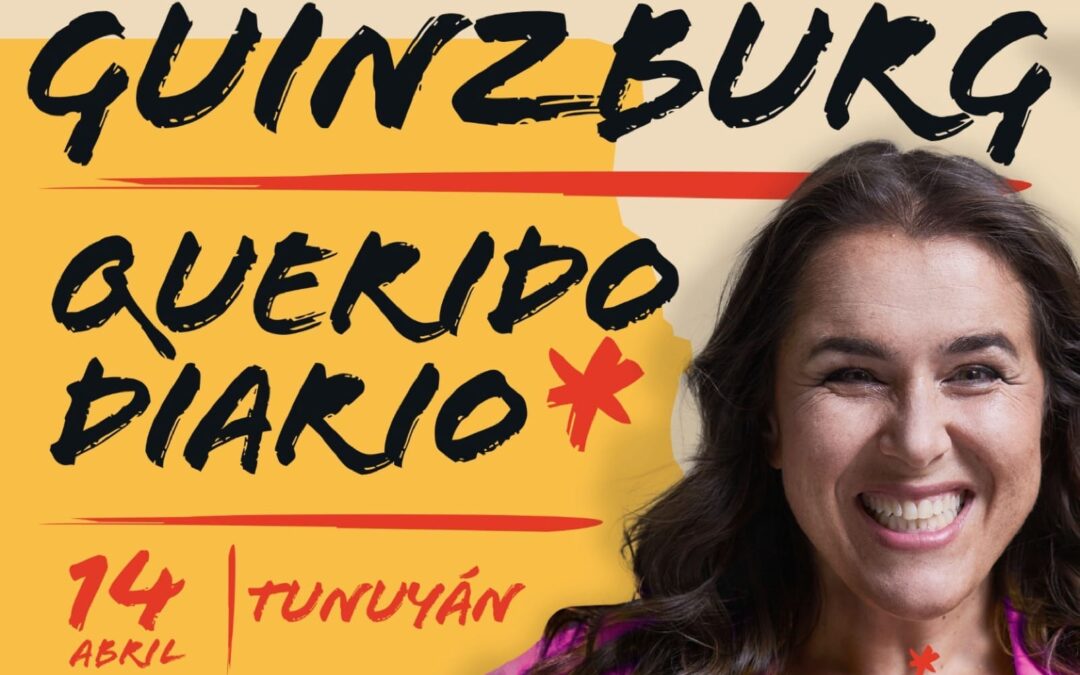 Malena Guinzburg presenta su unipersonal “querido diario” en Tunuyán