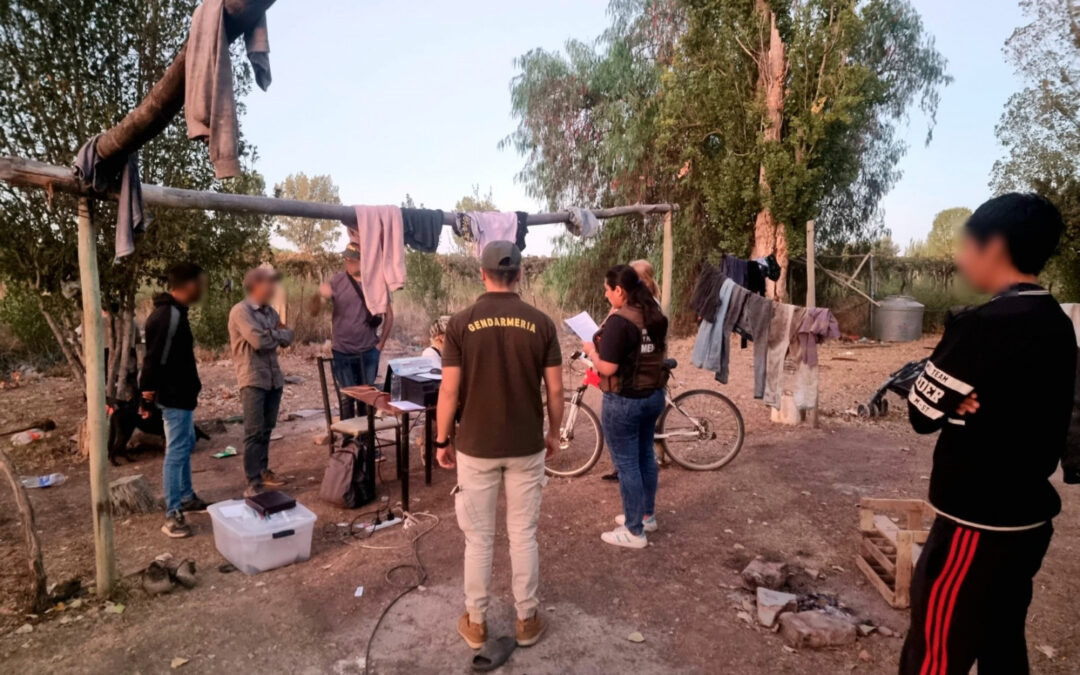 Allanaron una finca en Junín y asistieron a 10 ciudadanos víctimas de explotación laboral