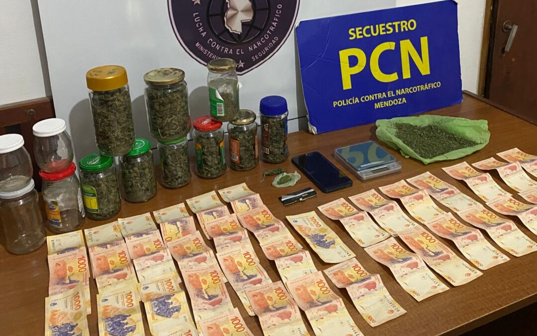 Un hombre fue detenido por narcomenudeo en Tunuyán