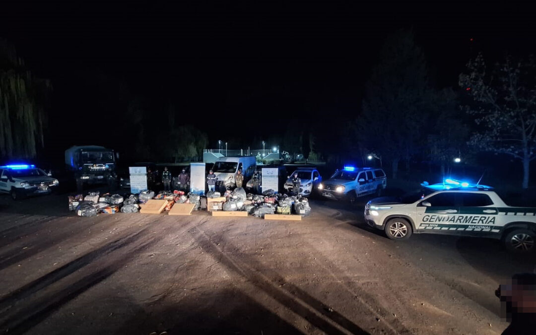 Tunuyán: secuestraron rodados, divisas, billetes apócrifos y mercadería de contrabando