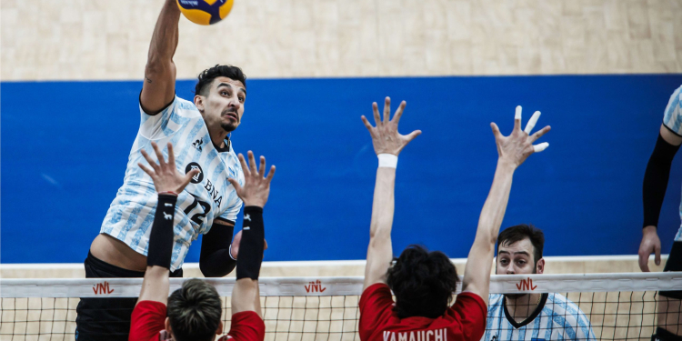 VNL: Argentina no pudo con Japón en el debut en Río de Janeiro