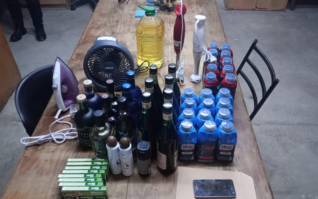 Una mujer y dos hombres detenidos con elementos robados en Tunuyán