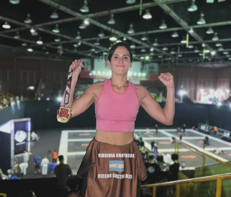 Mendocina: es campeona sudamericana de Jiu Jitsu y busca apoyo para pelear en Chile