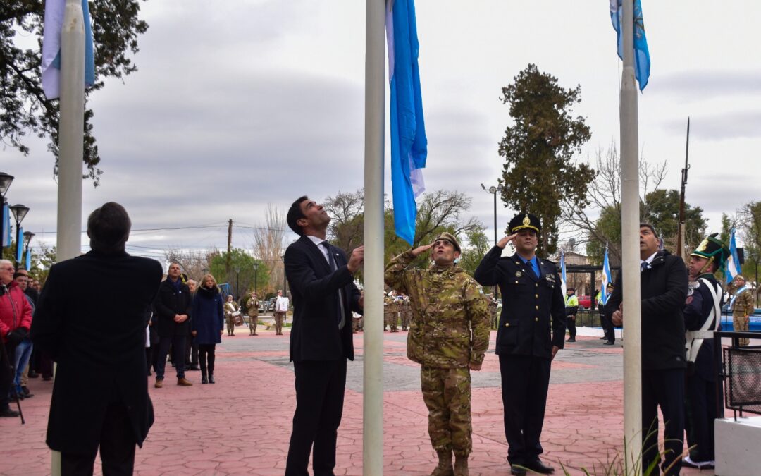 Tunuyán rememoró el día de la Bandera Argentina y a su creador