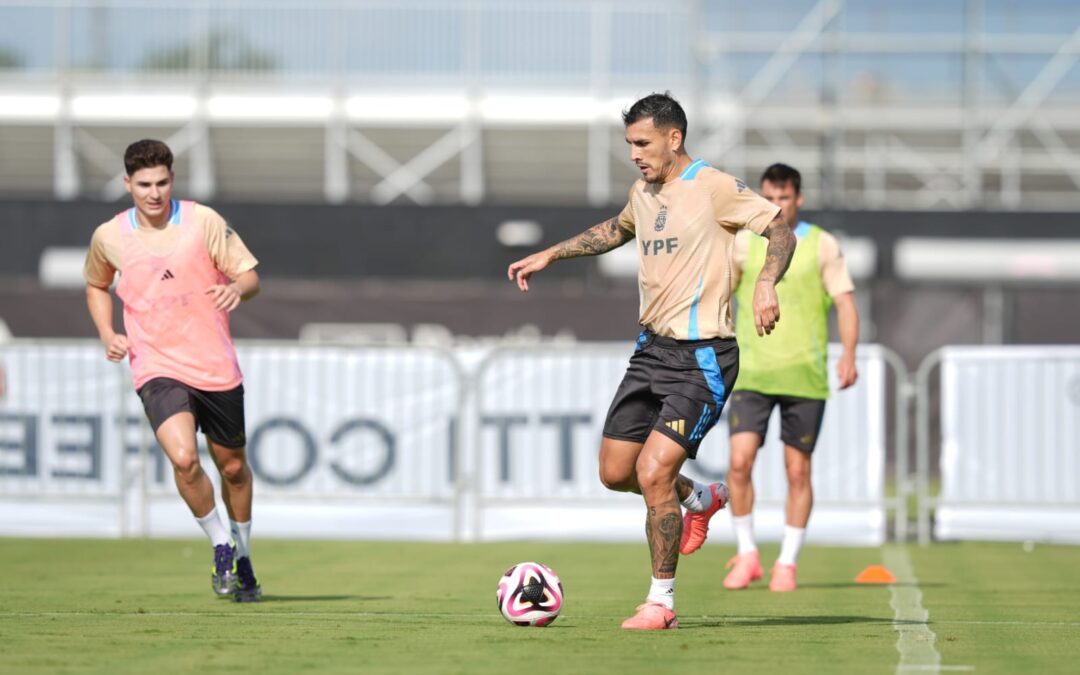 Con plantel completo, la Selección Argentina se prepara para la Copa América 2024
