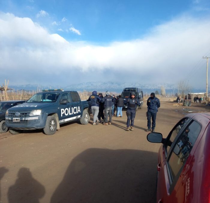 La Policía realizó un importante operativo en Tunuyán: seis detenidos vinculados a robos, en 21 allanamientos
