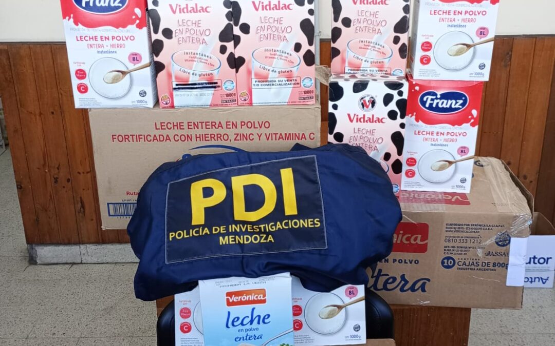 Mendoza: un comercio vendía cajas de leche destinada a comedores