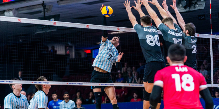 Triunfazo de Argentina contra Canadá para sumar el tercer festejo en la VNL