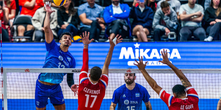 Caída de Argentina en tie-break ante Francia en el cierre del Week 2