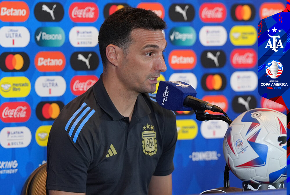 Lionel Scaloni: «El equipo siempre siguió creyendo y atacando»