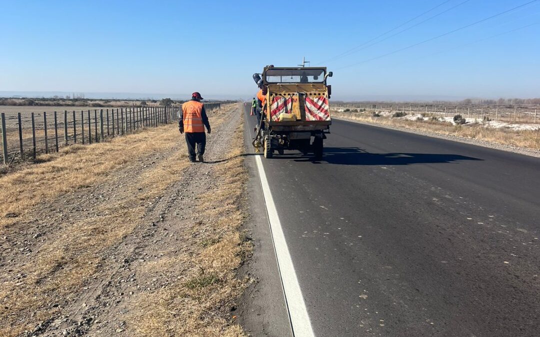 Comenzó la demarcación del último tramo de la RP 96