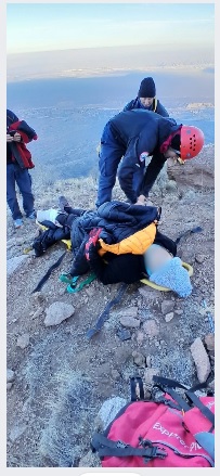 Importante rescate de una mujer accidentada en Cacheuta