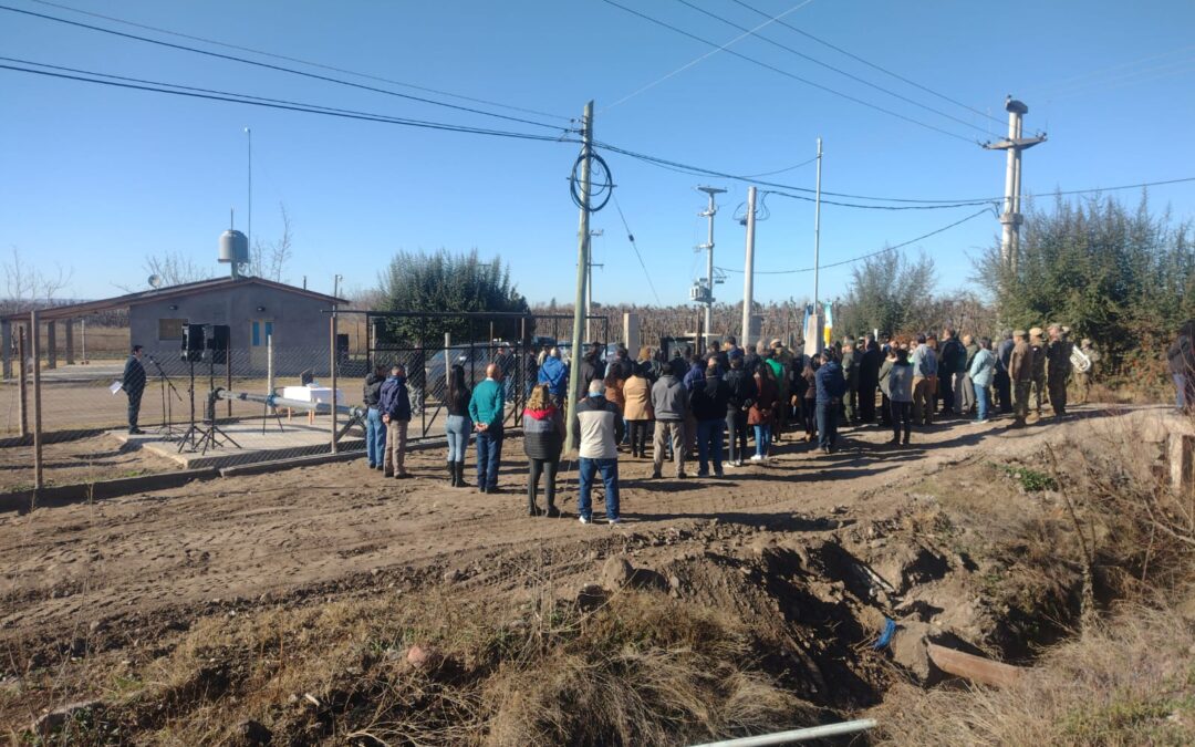 Gracias al aporte de privados, inauguraron un nuevo pozo de agua potable en Vista Flores
