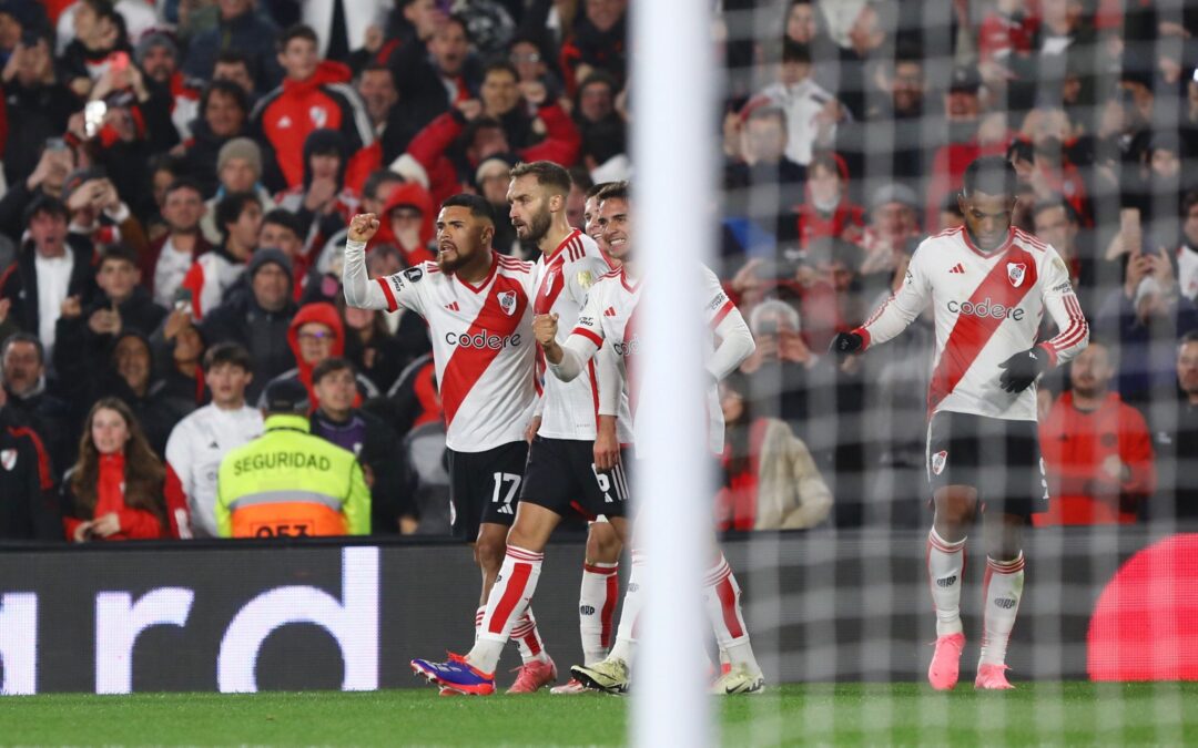 Ganó River y está entre los ocho mejores de la Libertadores