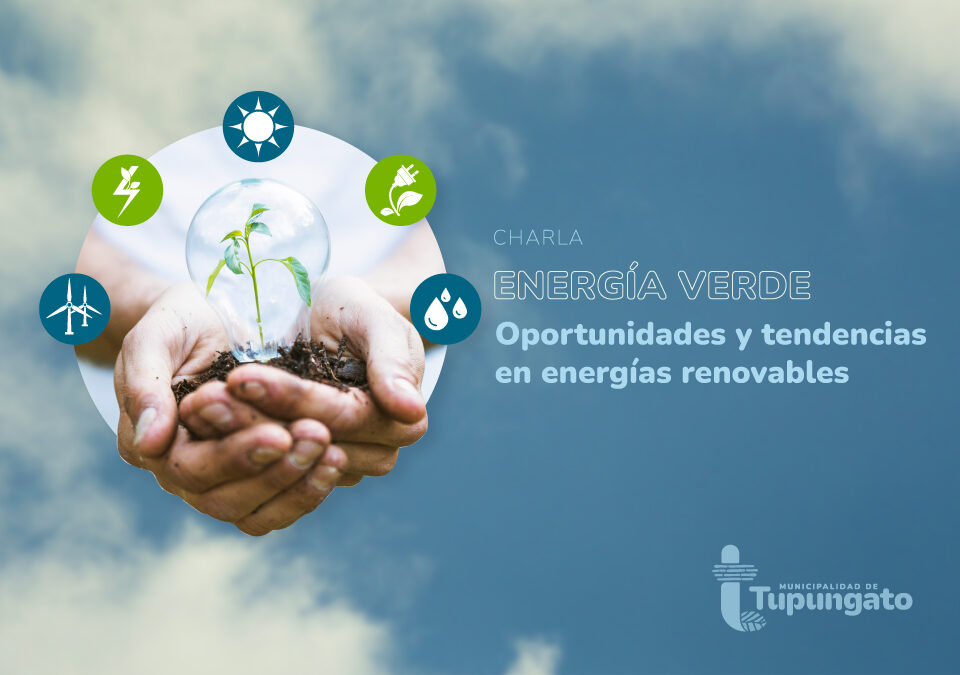 Realizarán una charla sobre «Energía Verde: oportunidades y tendencias en energías renovables»