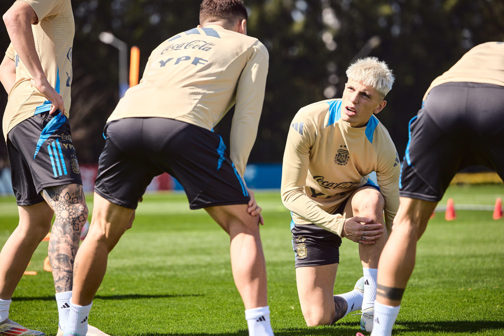 La Selección Argentina llegó a tierras colombianas