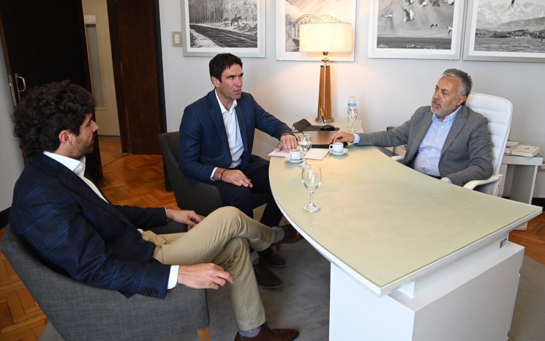 Andraos y Cornejo se reunieron en busca de consensos para obras en Tunuyán
