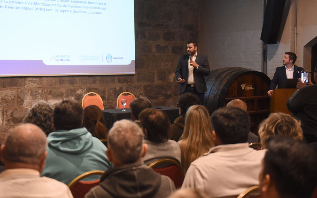 Presentaron una nueva línea de financiamiento para comerciantes mendocinos