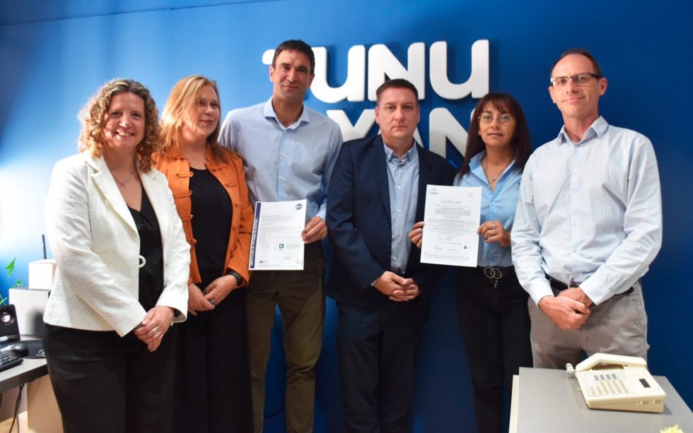 Por quinto ciclo consecutivo, la Municipalidad de Tunuyán recibe la certificación de Norma ISO 9001 por IRAM