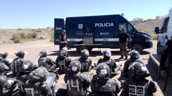 Por primera vez en el año, el Valle de Uco fue sede del curso básico de Infantería de la Policía de Mendoza