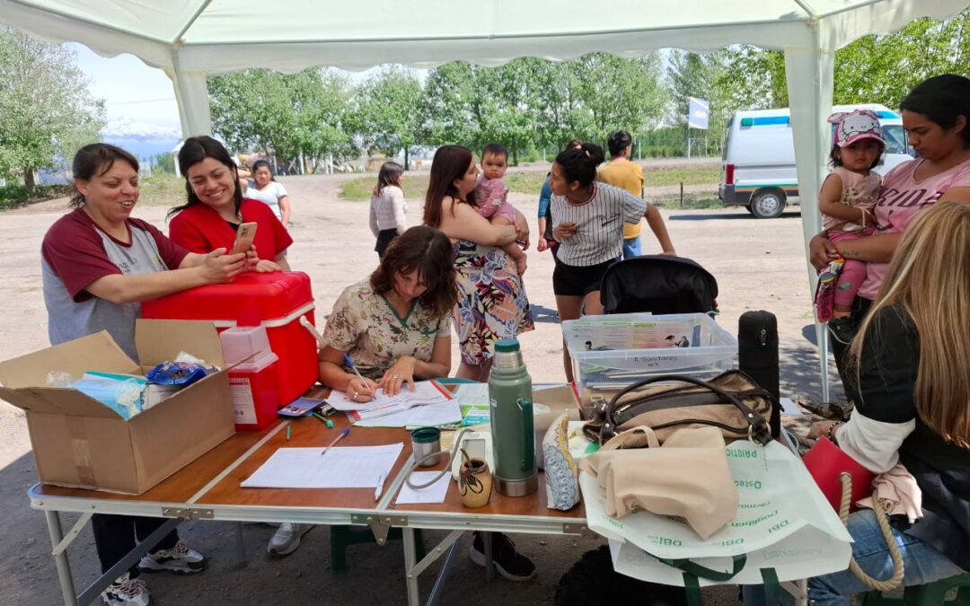 Valle de Uco: realizan importantes operativos sanitarios en zonas vulnerables de Tunuyán