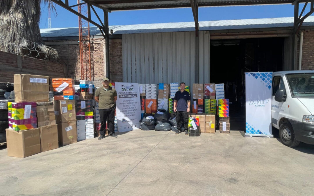 Mendoza: Secuestraron plantas de marihuana y mercadería en infracción con un avalúo que asciende a 13 millones de pesos