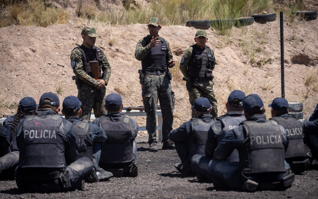 Más de 60 jóvenes con formación militar previa estudian en el IUSP para ingresar a la Policía de Mendoza