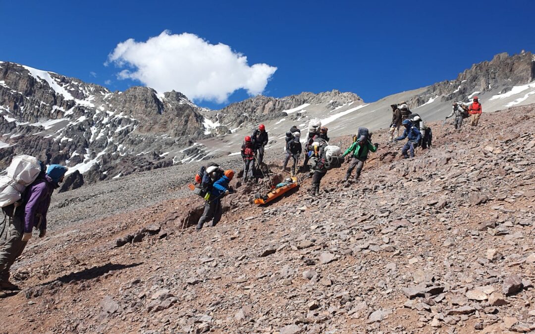 Un andinista fue rescatado en Parque Provincial Aconcagua