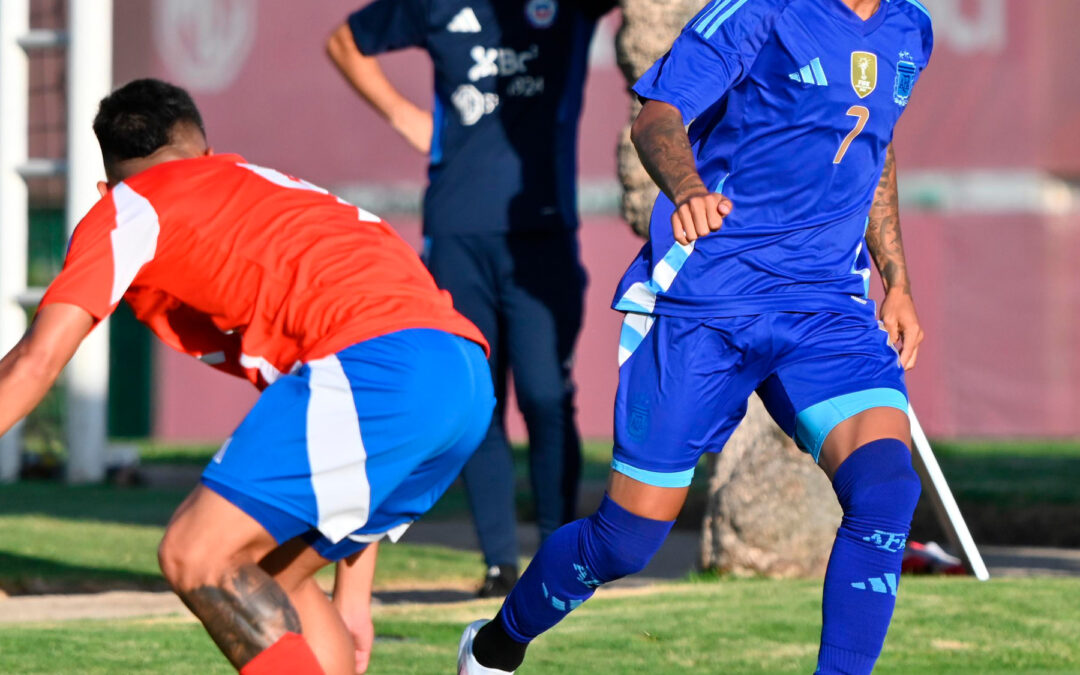 Sub 20: Argentina superó 3-2 a Chile en el primer amistoso