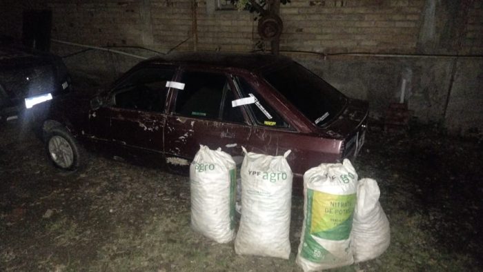 Tupungato: capturan a una mujer y tres hombres con nueces robadas
