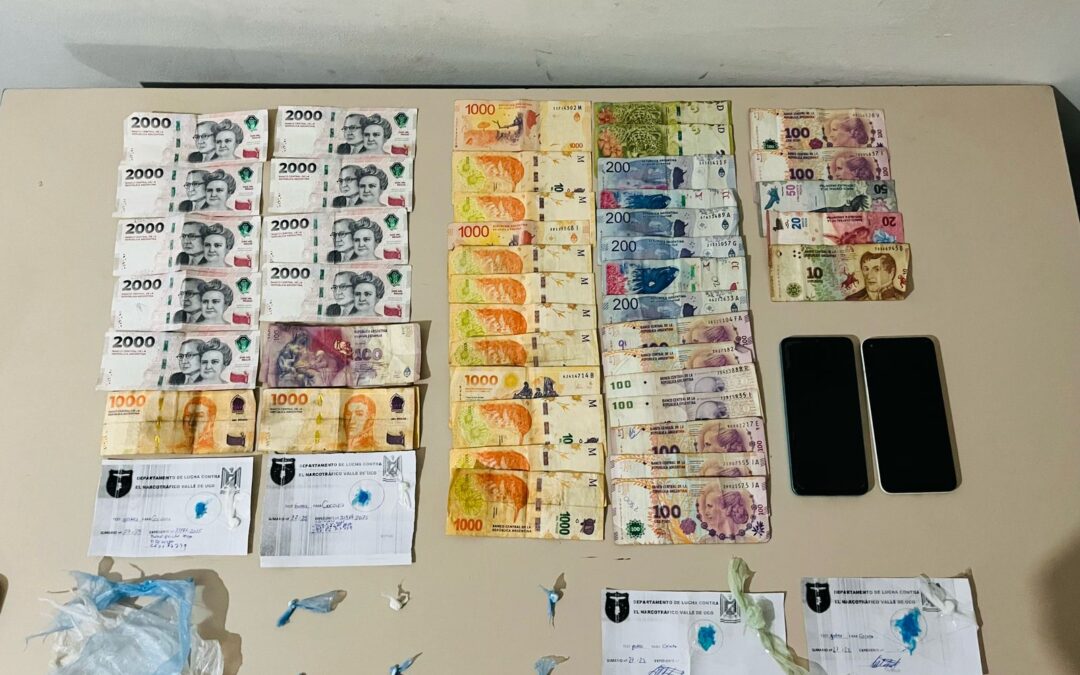 Logran desarticular varios lugares utilizados para la venta de drogas en San Carlos y Tupungato