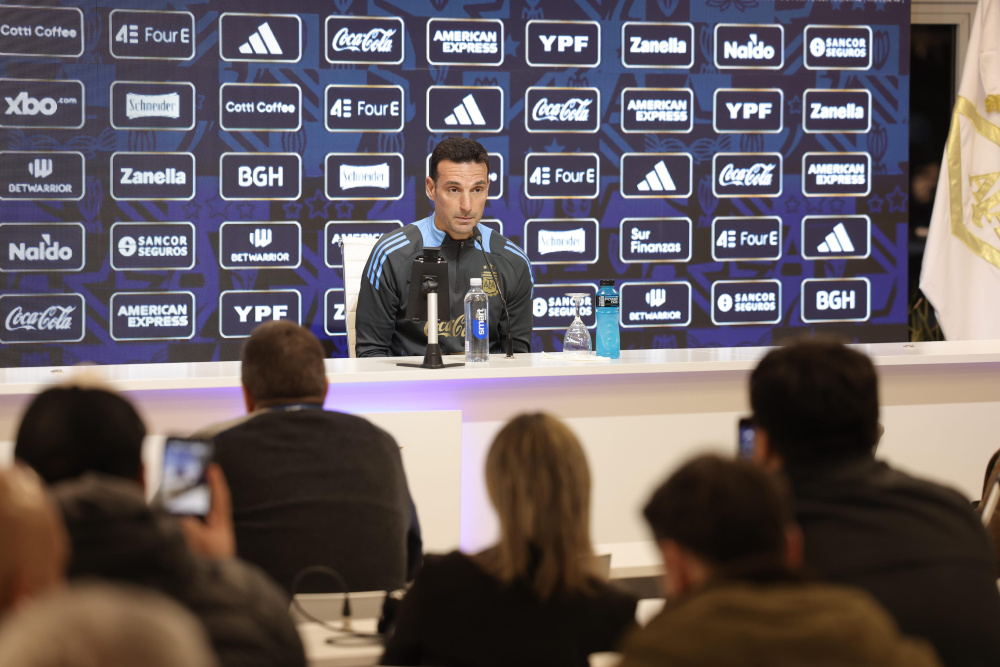 Lionel Scaloni: «Colombia es un equipo muy bueno, al nivel de las mejores selecciones del mundo»