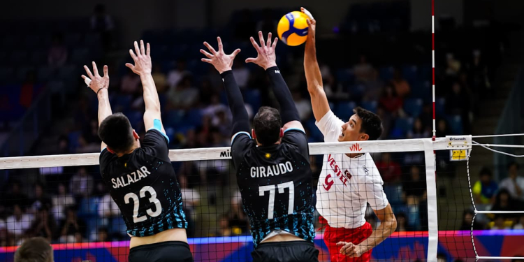 VNL: Argentina triunfo frente a Turquía por 3-2