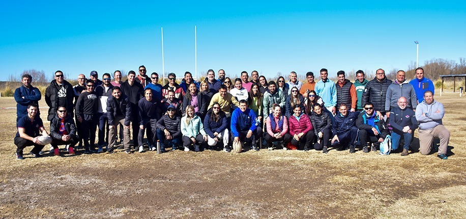 Tunuyán: profesores de educación física participaron de una capacitación sobre rugby sin contacto