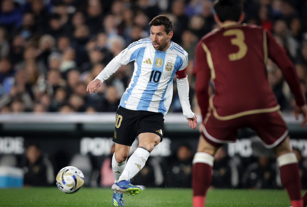 Messi llegó a los 114 goles con la camiseta albiceleste