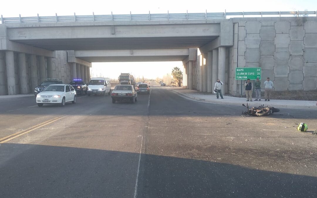 Fatal accidente en la Ruta 60: fallece un motociclista