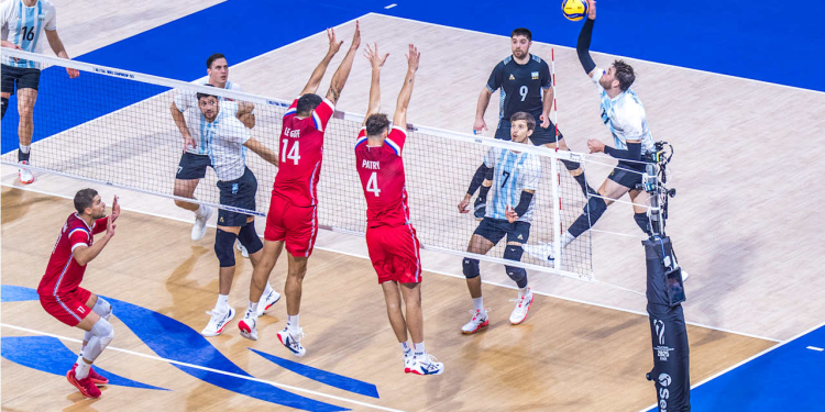 En un partidazo, Argentina derrotó al campeón olímpico por 3 a 2