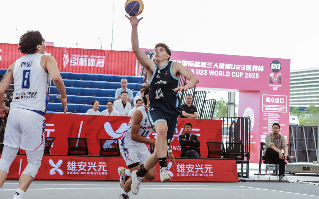 Argentina debutó con un doble triunfo en el Mundial U23 de 3×3