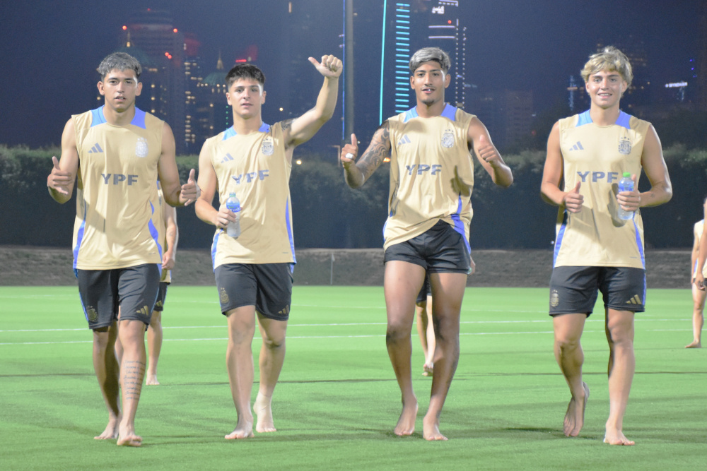 Primer día de trabajo para la Selección Sub17 en Qatar