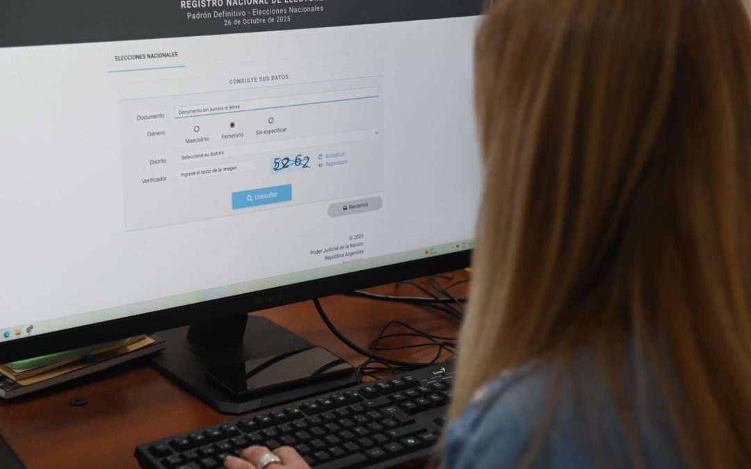 Elecciones 2025: se puede acceder al padrón electoral para saber cuál es el lugar de votación
