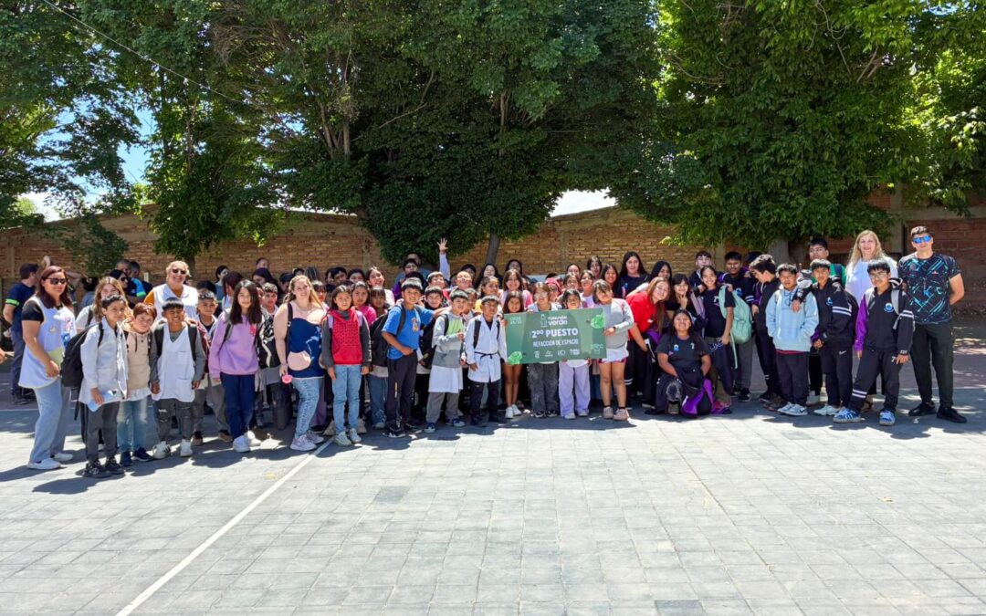 Tras participar del programa Tunuyán Verde, la Escuela Ejército de Los Andes renovó su plaza de juegos