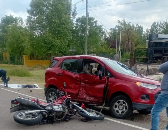 Tragedia vial en Tunuyán: un motociclista pierde la vida en accidente