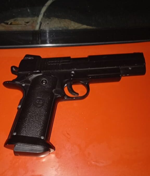 Cuatro personas fueron detenidas y se incautó un arma de fuego en Tunuyán