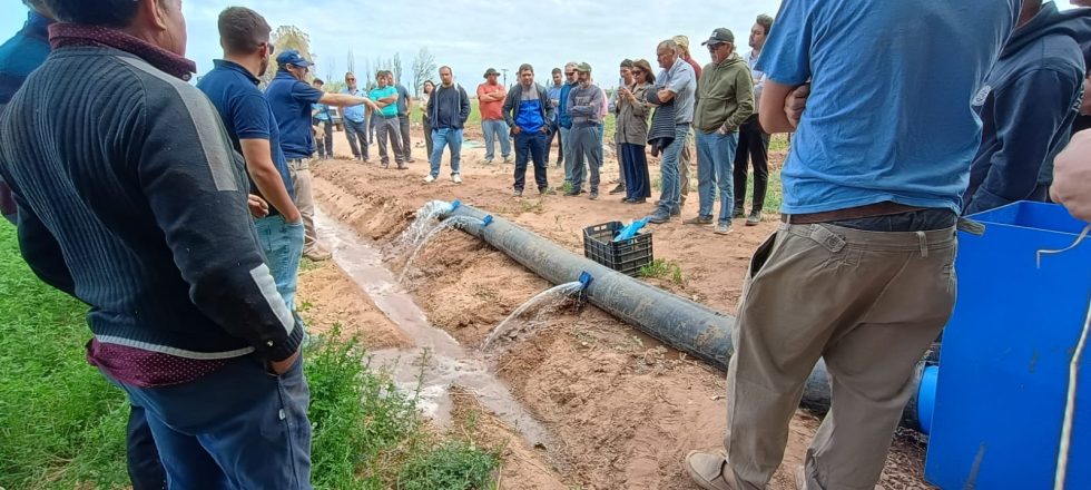Irrigación lanza una nueva edición del Programa que capacita a productores en riego eficiente