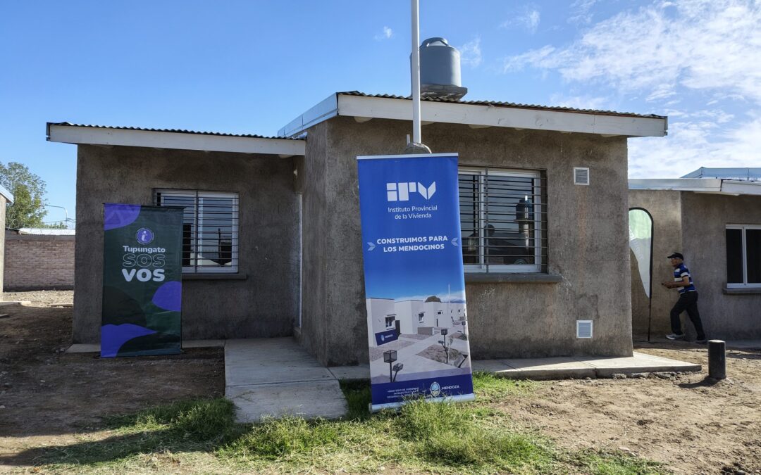 El sueño de la casa propia se hace realidad para 18 familias de Tupungato