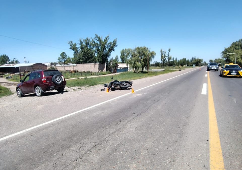 Dos mujeres sufrieron heridas tras un accidente de tránsito en Tunuyán