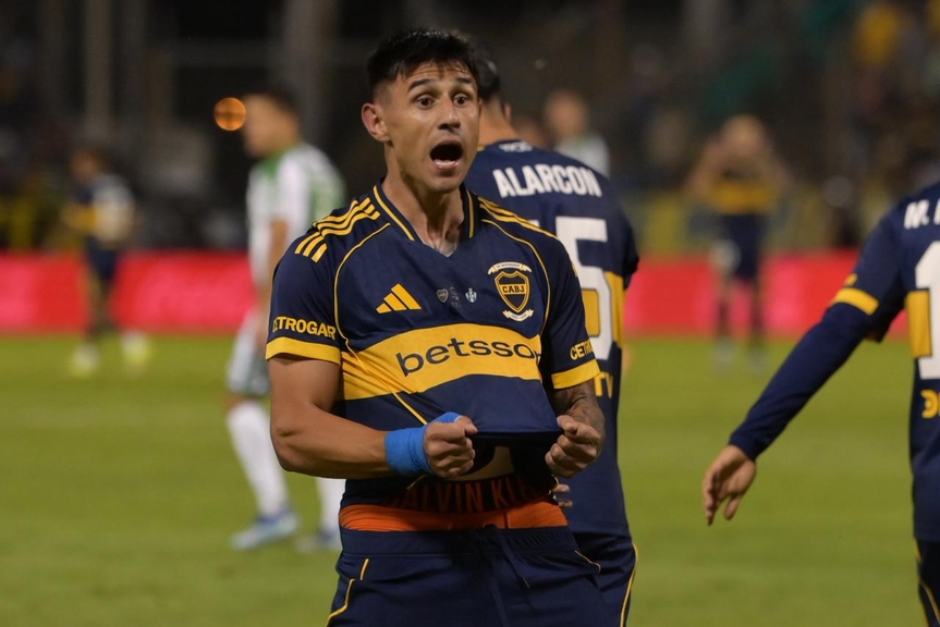 Debut con doblete para Bareiro en el triunfo de Boca sobre Gimnasia de Chivilcoy