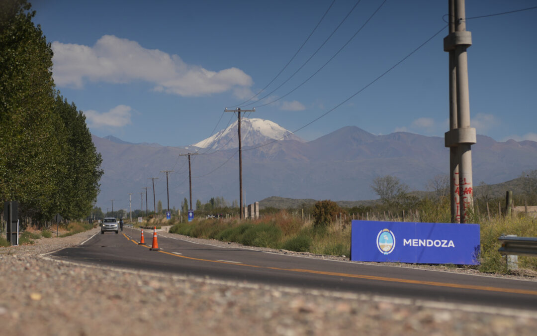 Con aporte público-privado, Mendoza suma una ruta estratégica en el Valle de Uco