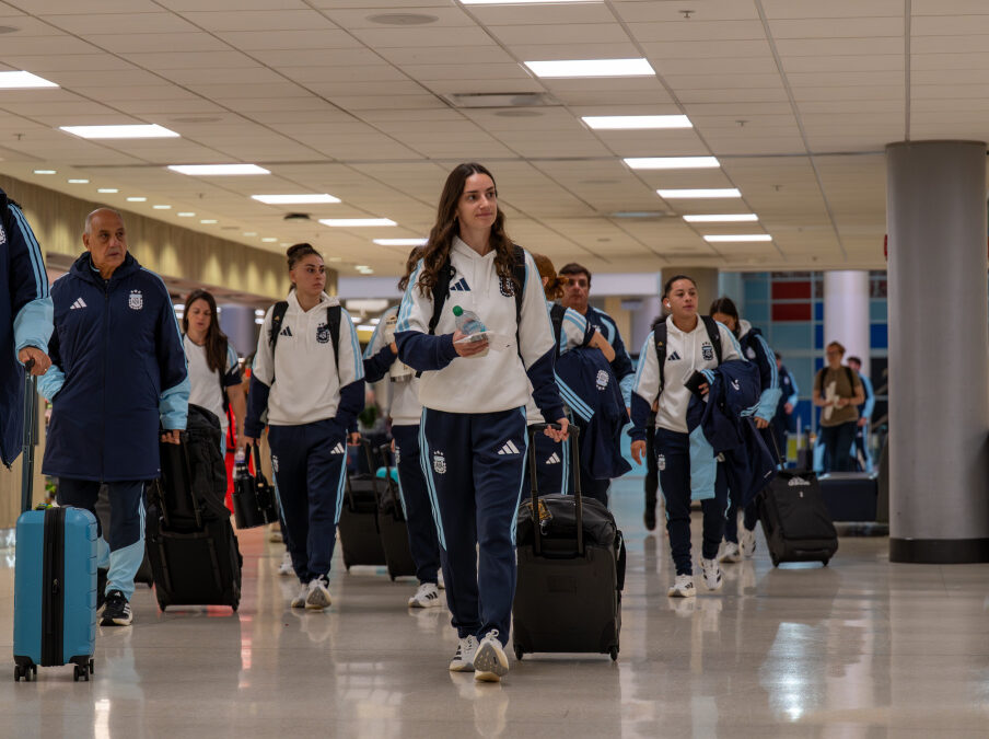 Selección Femenina: el plantel arribó a New Jersey
